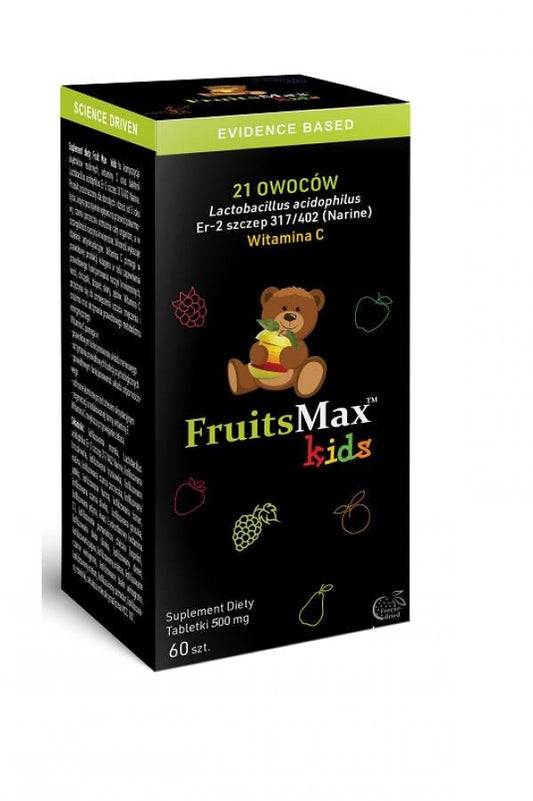 Narum FruitsMax Kids with Vitamin C - 60 Tablets - My Health Oasis