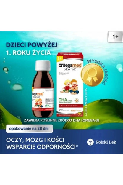 Omegamed Twój Świadomy Wybór Odporność Syrop - 140ml - My Health Oasis