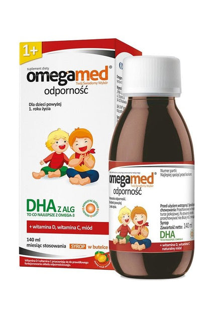 Omegamed Twój Świadomy Wybór Odporność Syrop - 140ml - My Health Oasis