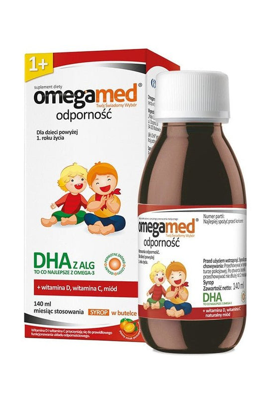 Omegamed Twój Świadomy Wybór Odporność Syrop - 140ml - My Health Oasis