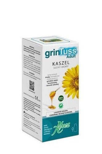 OPEN PACKAGING - Aboca GrinTuss Adult Syrup - 180g - My Health Oasis