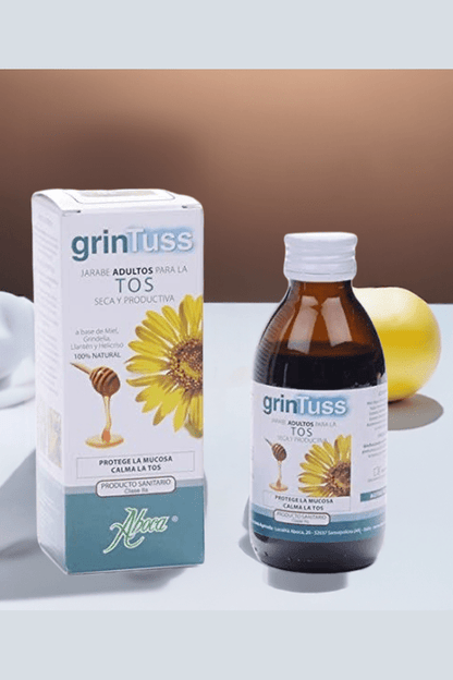 OPEN PACKAGING - Aboca GrinTuss Adult Syrup - 180g - My Health Oasis
