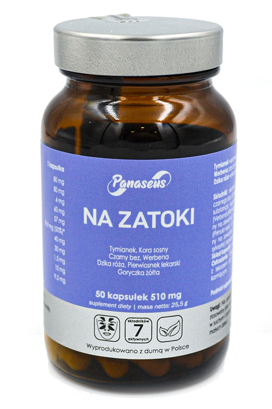 Panaseus Na Zatoki - 50 Capsules