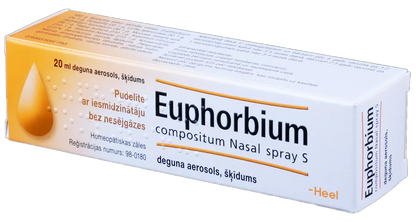 Heel Euphorbium S Aerozol do nosa, roztwór 20ml – Heel Euphorbium S Nasal Spray Solution 20ml