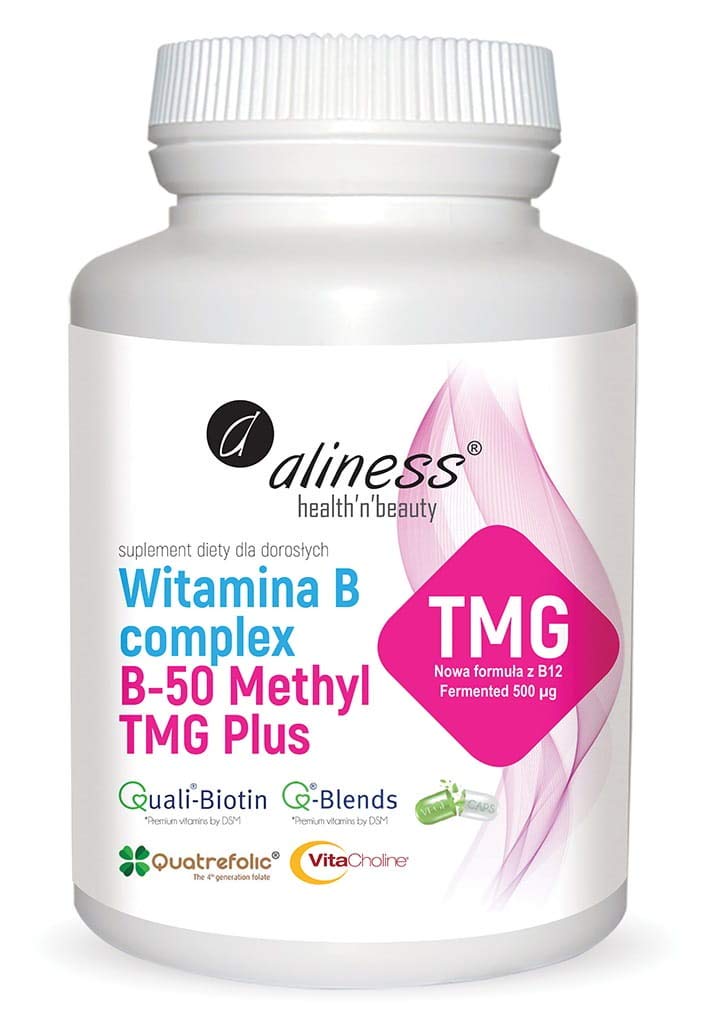 Aliness Witamina B complex B-50 Methyl TMG Plus – Aliness Vitamin B Complex B-50 Methyl TMG Plus