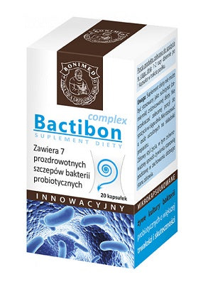 Bonimed Bactibon complex Suplement Diety 20 kapsułek – Bonimed Bactibon Complex Dietary Supplement 20 Capsules