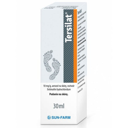 Tersilat Lek o miejscowym działaniu przeciwgrzybiczym 30ml – Tersilat Topical Antifungal Medicine Spray 30ml