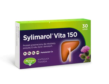 Sylimarol Vita 150 Kapsułki Twarde 30 sztuk – Sylimarol Vita 150 Hard Capsules 30 capsules