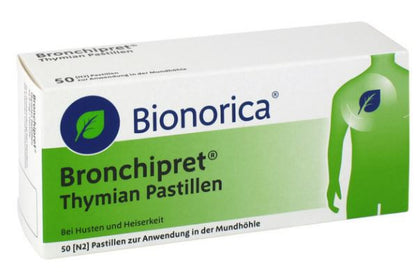 Bionorica Bronchipret® Thymian Pastillen 50 Stück – Bionorica Bronchipret® Thyme Pastilles 50 Lozenges