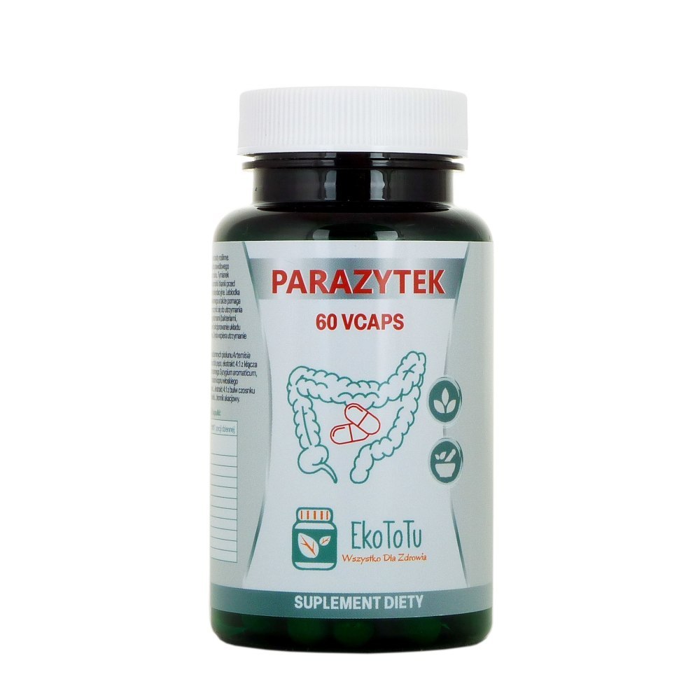 EkoToTu Parazytek 60 VCaps – EkoToTu Parazytek 60 VCaps (Digestive/Antiparasitic Herbal Supplement)