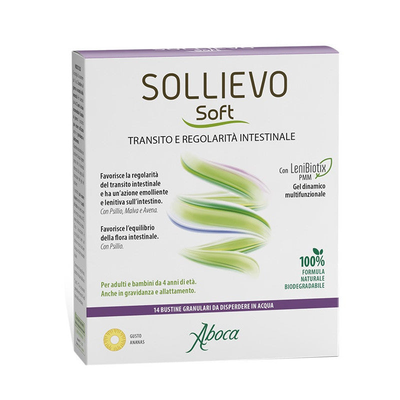 Aboca Sollievo Soft Pasaż Jelitowy 14 Saszetek – Aboca Sollievo Soft Intestinal Transit 14 Sachets
