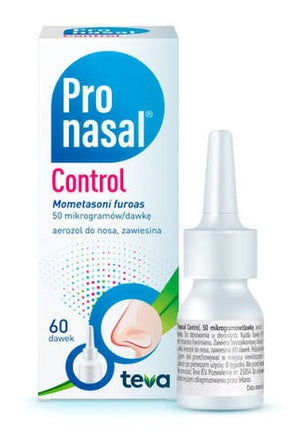 Pronasal Control Aerozol do nosa 50 mcg/dawkę 60 dawek – Pronasal Control Nasal Spray 50 mcg/dose 60 doses