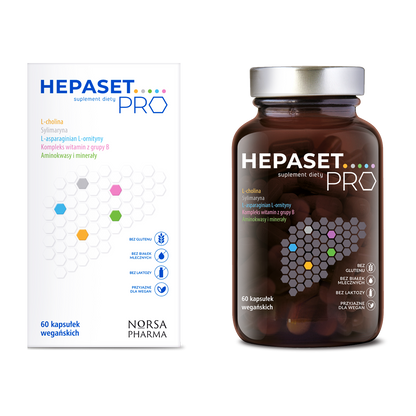 Hepaset Pro Suplement Diety 60 kapsułek wegańskich – Hepaset Pro Dietary Supplement 60 Vegan Capsules