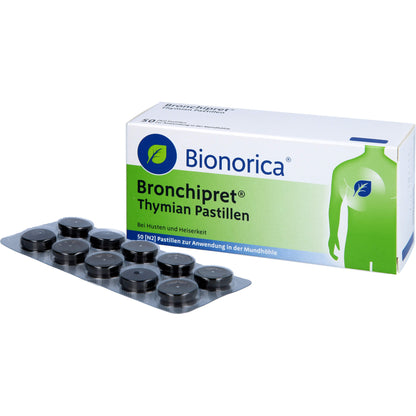Bionorica Bronchipret® Thymian Pastillen 50 Stück – Bionorica Bronchipret® Thyme Pastilles 50 Lozenges