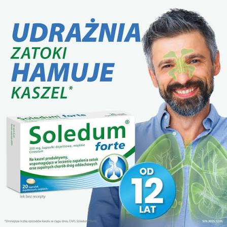 Soledum forte 200 mg kapsułki dojelitowe miękkie 20 kapsułek – Soledum forte 200 mg Soft Enteric Capsules 20 capsules