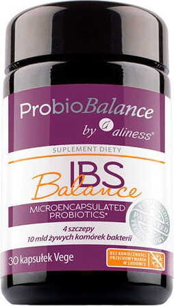 ProbioBalance IBS Balance Mikroenkapsułowane Probiotyki 30 kapsułek – ProbioBalance IBS Balance Microencapsulated Probiotics 30 Vege Capsules