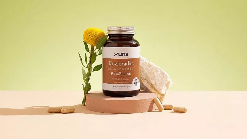 UNS Kozieradka 500 mg Ekstrakt 25:1 BioPerine 90 kapsułek roślinnych – UNS Fenugreek 500 mg Extract 25:1 BioPerine 90 Vegetable Capsules