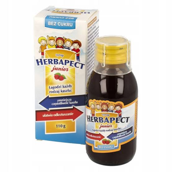 Herbapect Junior Syrop Bez Cukru 110g – Herbapect Junior Sugar-Free Syrup 110g