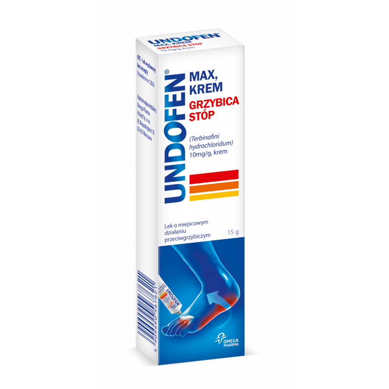 Undofen Max Krem Grzybica Stóp 15g – Undofen Max Cream Athlete's Foot Fungal Treatment 15g