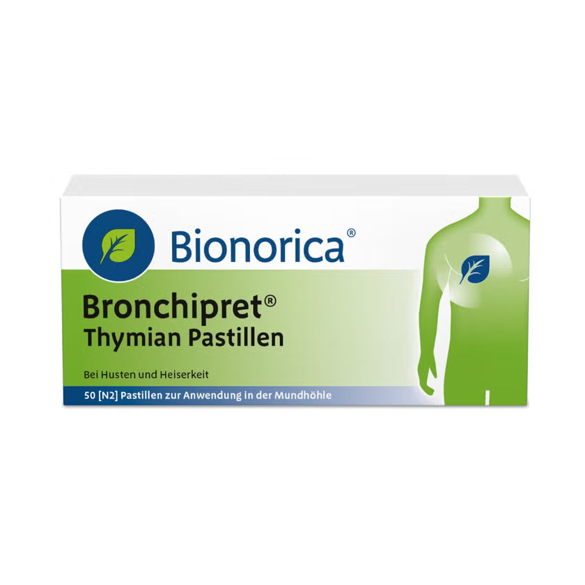 Bionorica Bronchipret® Thymian Pastillen 50 Stück – Bionorica Bronchipret® Thyme Pastilles 50 Lozenges