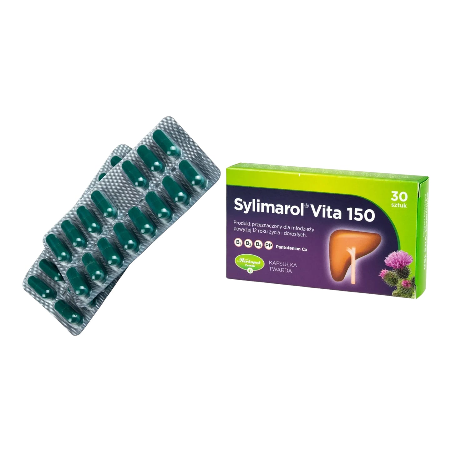 Sylimarol Vita 150 Kapsułki Twarde 30 sztuk – Sylimarol Vita 150 Hard Capsules 30 capsules