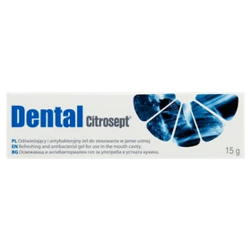 Dental Citrosept Odświeżający i antybakteryjny żel do stosowania w jamie ustnej 15g – Dental Citrosept Refreshing and Antibacterial Oral Gel 15g