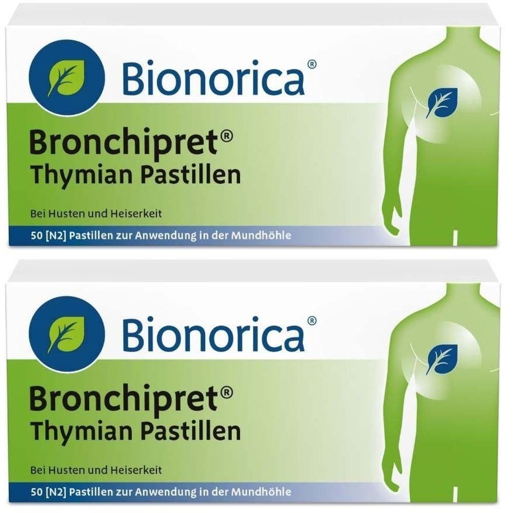 Bionorica Bronchipret® Thymian Pastillen 50 Stück – Bionorica Bronchipret® Thyme Pastilles 50 Lozenges