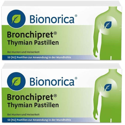 Bionorica Bronchipret® Thymian Pastillen 50 Stück – Bionorica Bronchipret® Thyme Pastilles 50 Lozenges