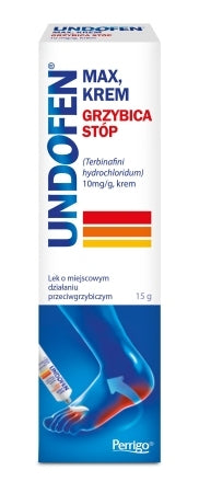 Undofen Max Krem Grzybica Stóp 15g – Undofen Max Cream Athlete's Foot Fungal Treatment 15g
