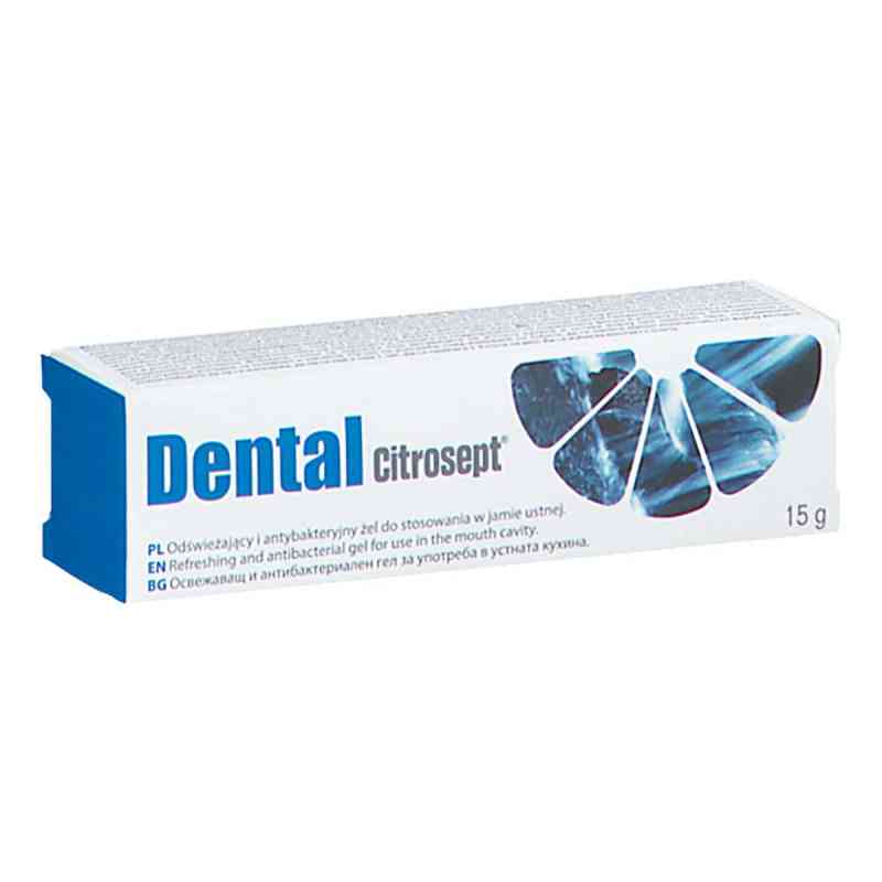 Dental Citrosept Odświeżający i antybakteryjny żel do stosowania w jamie ustnej 15g – Dental Citrosept Refreshing and Antibacterial Oral Gel 15g