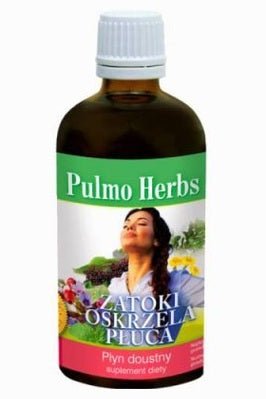 Pulmo Herbs Zatoki Oskrzela Pluca - 100ml - My Health Oasis
