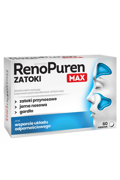 RenoPuren Zatoki MAX - 60 Tablets - My Health Oasis
