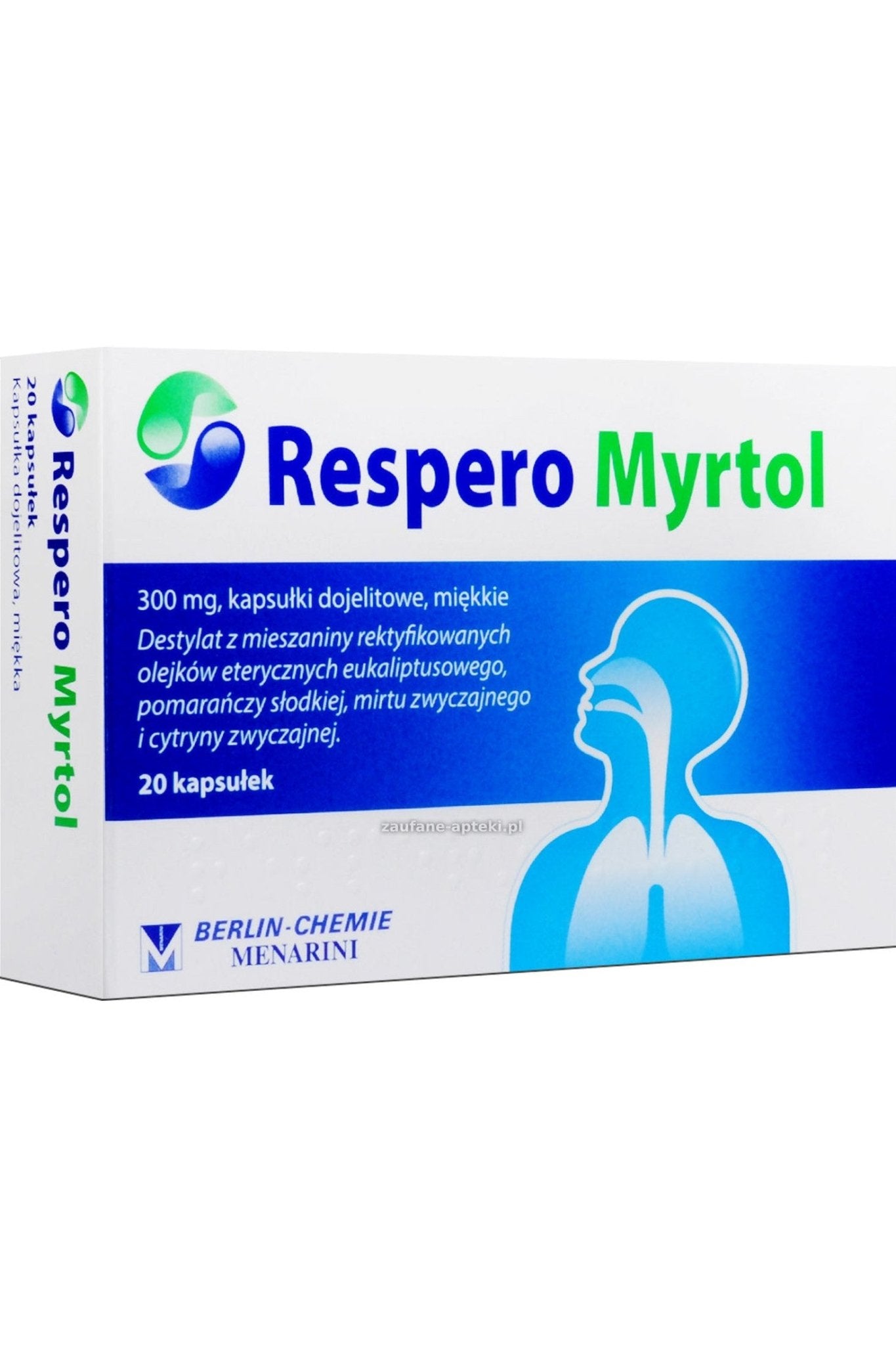 Respero Myrtol 300mg - 20 Capsules - My Health Oasis