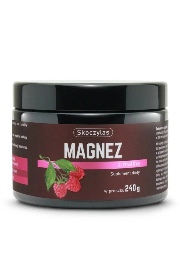 Skoczylas MAGNEZ z malina - 240g