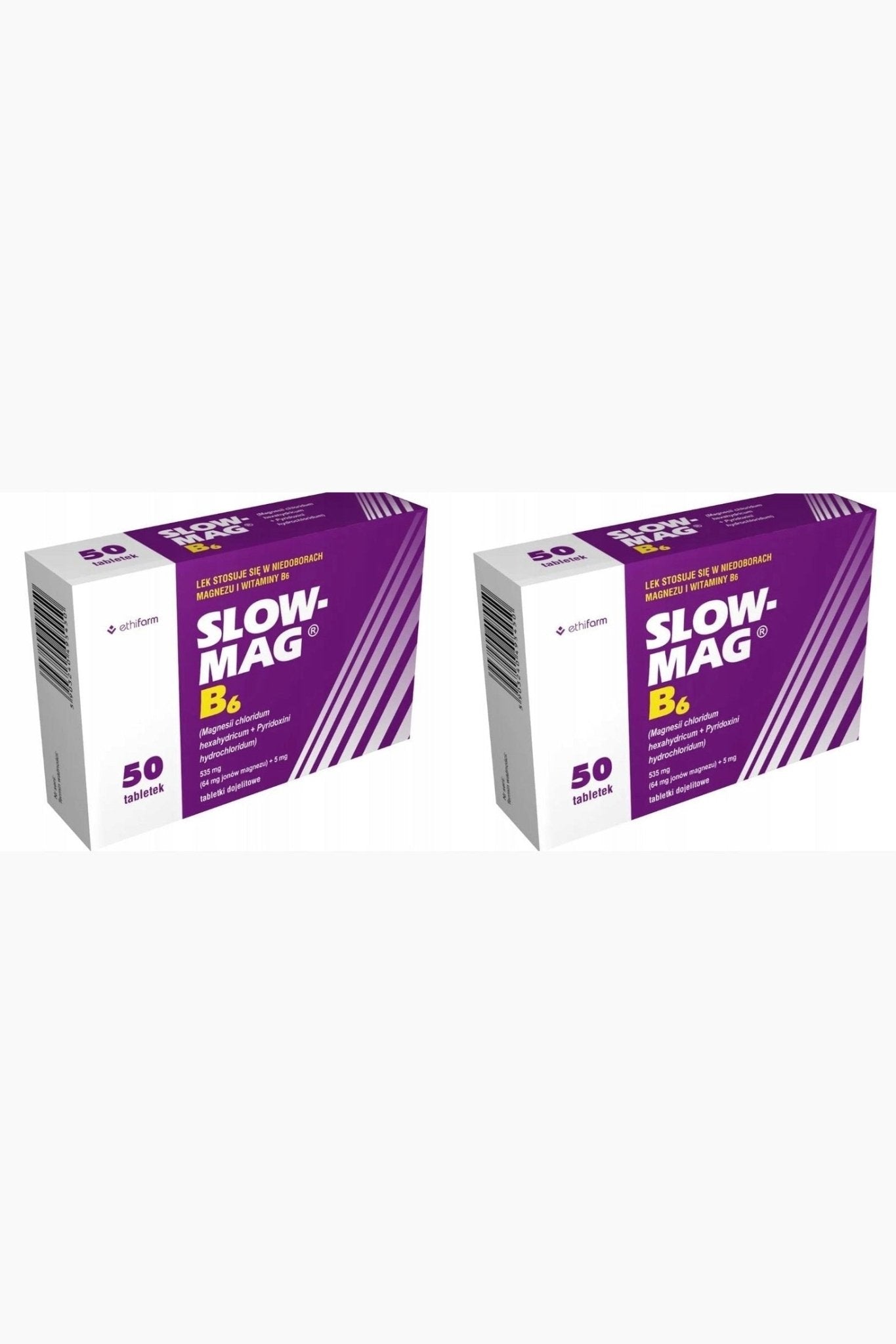 Slow - Mag B6 – Magnesium Chloride & Vitamin B6 Enteric - Coated Tablets – 50 Tablets - My Health Oasis