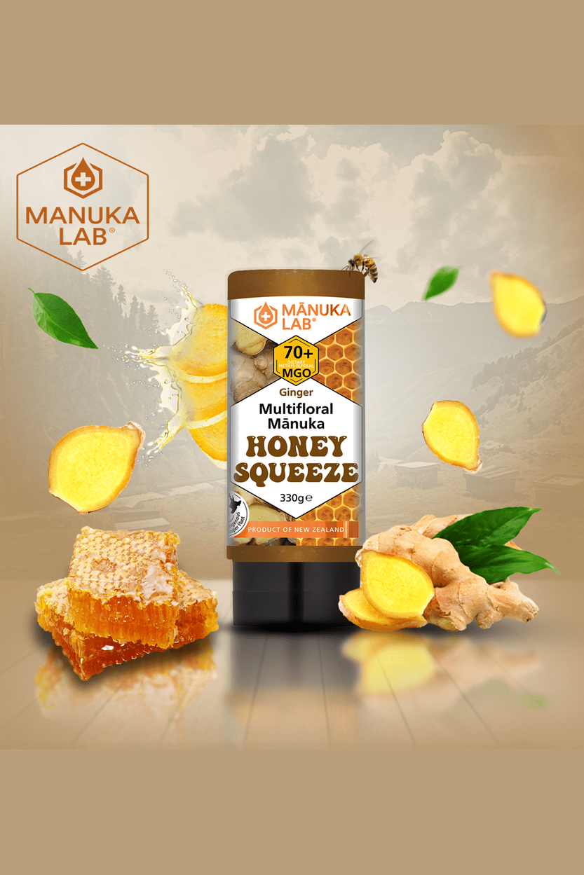 Squeezy Ginger Manuka Honey