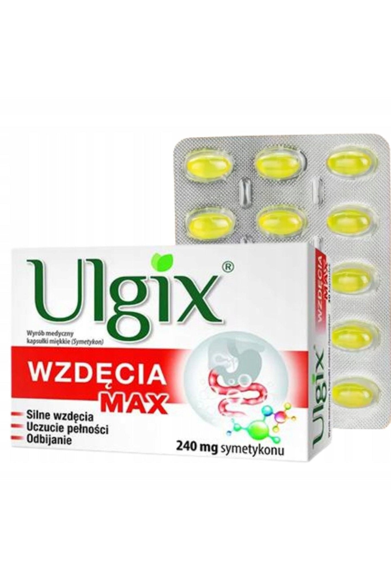 Ulgix Wzdęcia MAX 30 Capsules - My Health Oasis