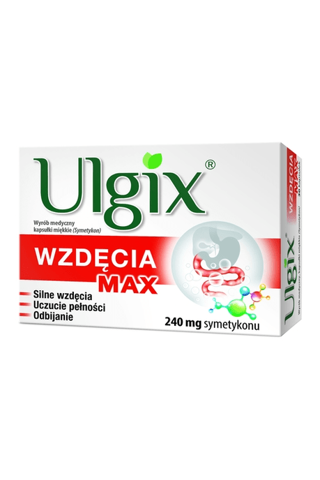 Ulgix Wzdęcia MAX 30 Capsules - My Health Oasis