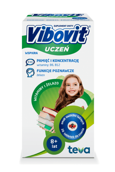 Vibovit Uczeń 8+ Years Old Lozenges 30tabs - My Health Oasis