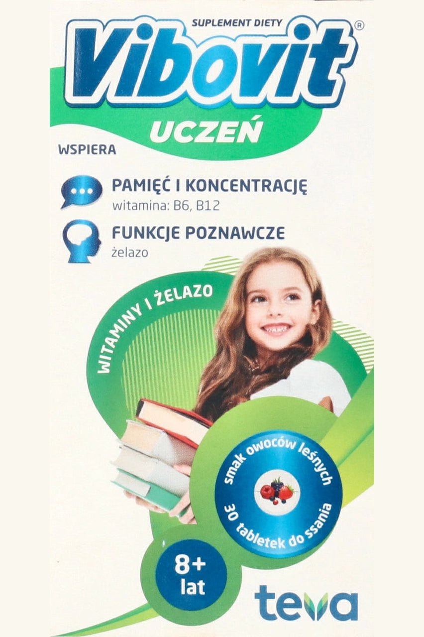Vibovit Uczeń 8+ Years Old Lozenges 30tabs - My Health Oasis