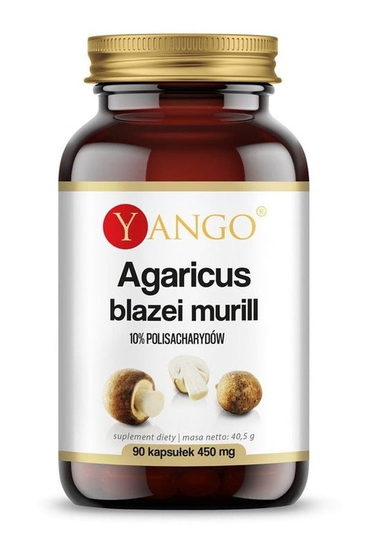 Yango Agaricus Blazei Murill - 90 Capsules 450mg - My Health Oasis