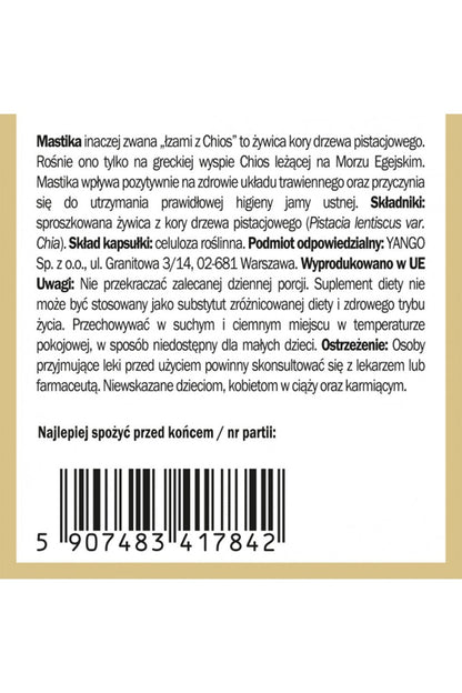 Yango Mastika 60 Capsules - My Health Oasis