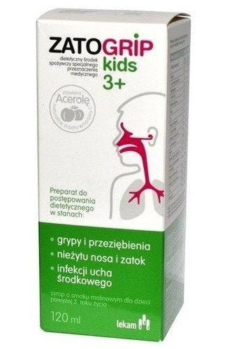 ZatoGrip Kids 3+ – African Pelargonium & Elderberry Immunity & Respiratory Syrup – 120ml - My Health Oasis