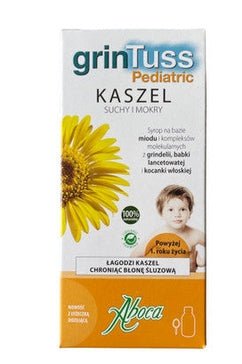 OPEN PACKAGING - Aboca GrinTuss Pediatric Cough Syrup 180G