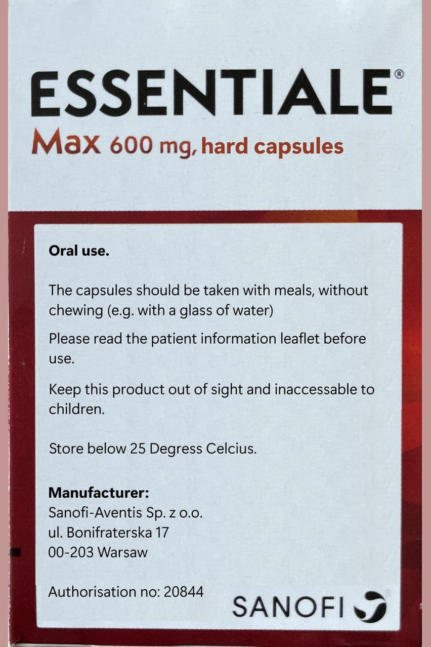 Essentiale In Store Essentiale MAX Original Essentiale Forte MAX 30 CAPS - Double Strength ...