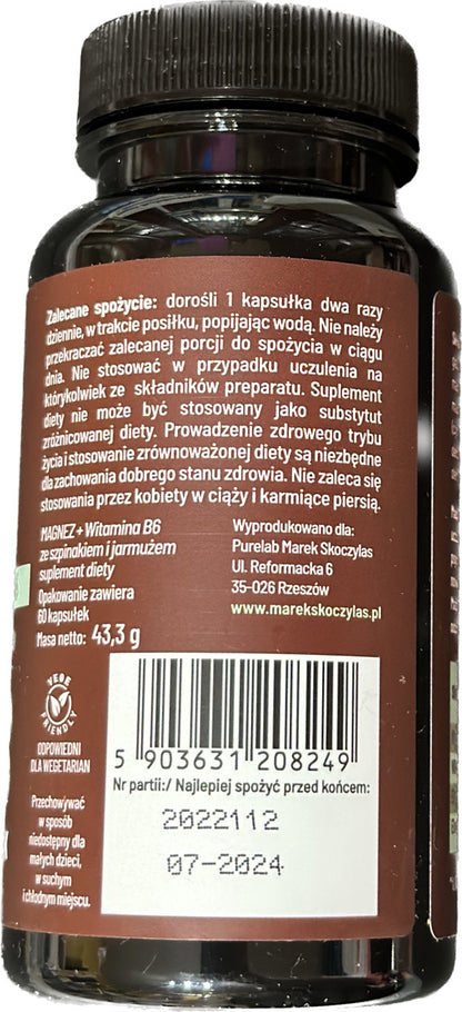 Skoczylas MAGNEZ 60 Kapsułek