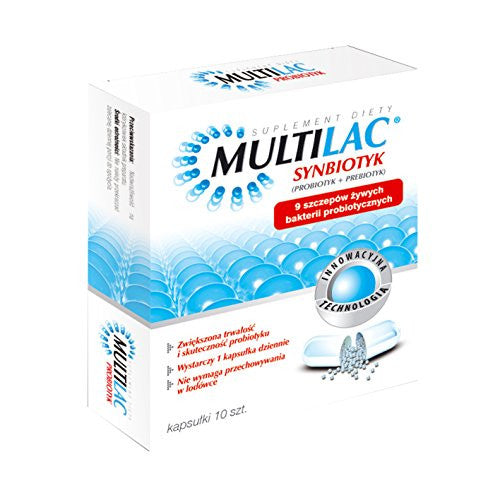 MULTILAC - 10 capsules, Synbiotics