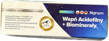 Narum Wapń Acidofilny+Biominerały 60 Capsules