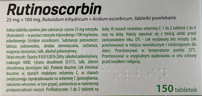 Rutinoscorbin 150 tabs