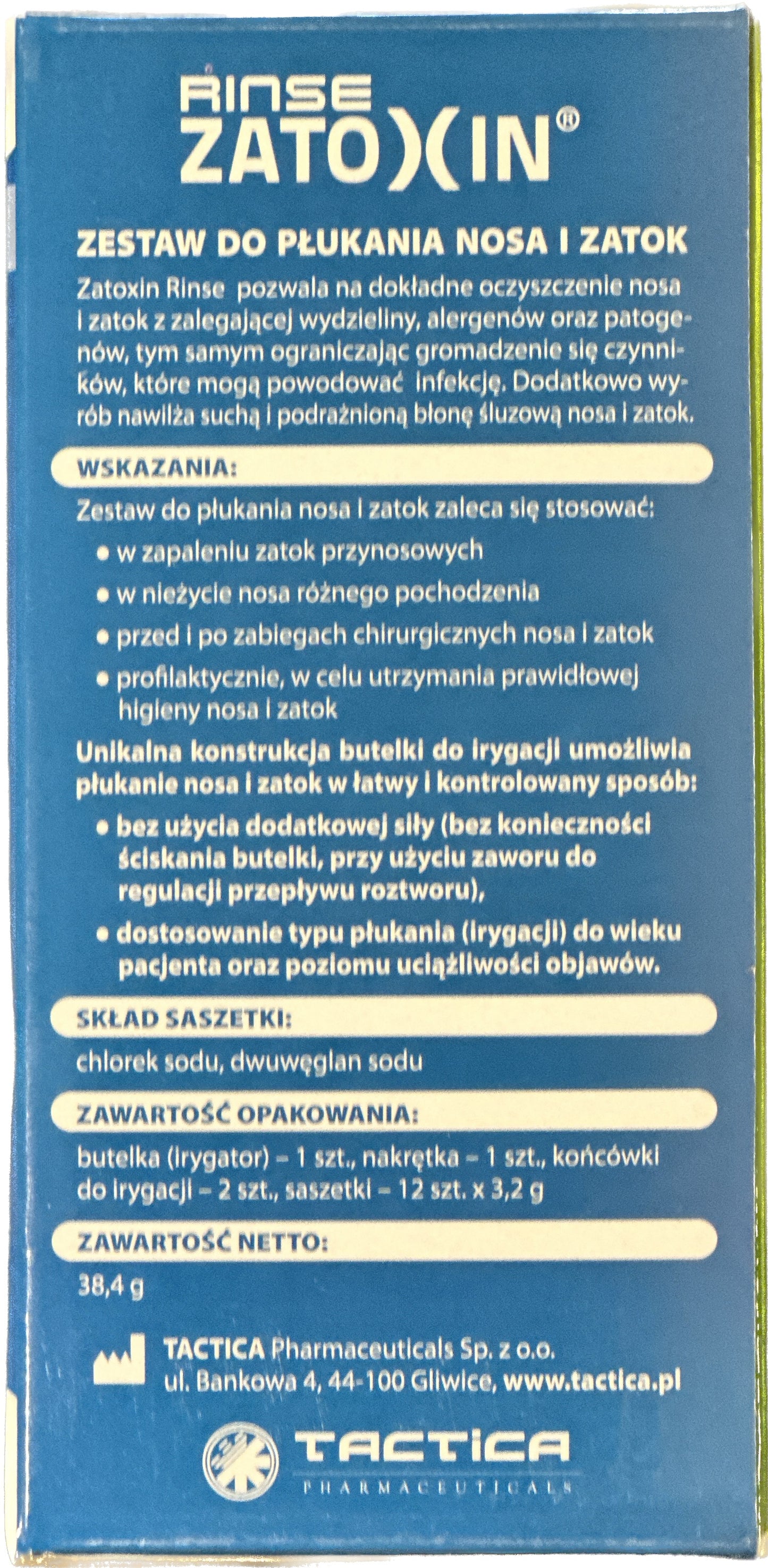 Zatoxin skalavimo rinkinys 